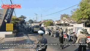 Jembatan Koncer Bondowoso Tak Lagi Buka-Tutup, Kendaraan Roda Enam kdan Bus Dilarang Melintas