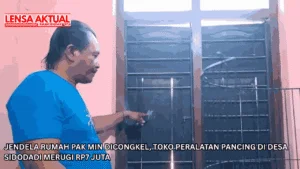 Jendela Rumah Pak Min Dicongkel, Toko Peralatan Pancing di Desa Sidodadi Merugi Rp7 Juta