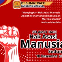 PT Sumatraco Langgeng Makmur Peringati Hari HAM Sedunia, Direksi Tegaskan Komitmen Perusahaan terhadap Hak Asasi Manusia