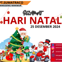 PT Sumatraco Langgeng Makmur Perkuat Kebersamaan dengan Ucapan Selamat Natal untuk Karyawan