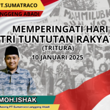 Hari Tritura: PT Sumatraco Langgeng Abadi Kembangkan Semangat Bersama untuk Indonesia Maju