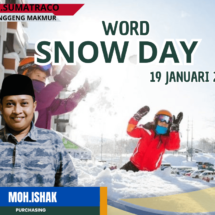 PT. Sumatraco Langgeng Makmur Ucapkan Selamat Hari Salju Sedunia, Ajak Lindungi Salju dan Alam