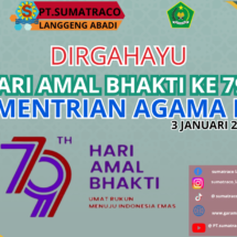 Semangat Hari Amal Bhakti ke-79, PT Sumatraco Langgeng Abadi Berikan Ucapan Selamat kepada Kemenag RI