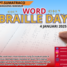Perayaan Hari Braille Sedunia: PT Sumatraco Langgeng Makmur Komitmen Tingkatkan Kesadaran tentang Aksesibilitas