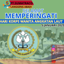 Memperingati Hari Korps Wanita TNI AL ke-62, PT Sumatraco Langgeng Abadi Sampaikan Selamat dan Doa