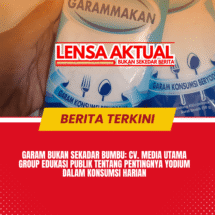 Garam Bukan Sekadar Bumbu: CV. Media Utama Group Edukasi Publik tentang Pentingnya Yodium dalam Konsumsi Harian