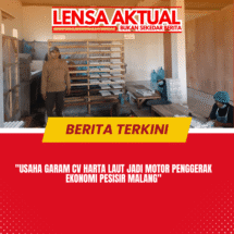 Usaha Garam CV Harta Laut Jadi Motor Penggerak Ekonomi Pesisir Malang