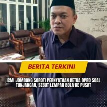 ICMI Jombang Soroti Pernyataan Ketua DPRD Soal Tunjangan, Sebut Lempar Bola ke Pusat