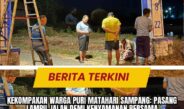 Kekompakan Warga Puri Matahari Sampang: Pasang Lampu Jalan Demi Kenyamanan Bersama