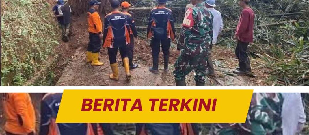 40 KK di Desa Padas Madiun Terisolir, Jalan Tertutup Longsor usai Hujan Deras Semalaman