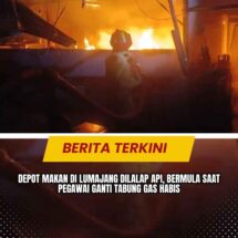Depot Makan di Lumajang Dilalap Api, Bermula Saat Pegawai Ganti Tabung Gas Habis