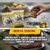 Komitmen Mutu: PT.Sumatraco Langgeng Makmur Maksimalkan Kontrol Kualitas untuk Hasilkan Garam Terbaik bagi Konsumen