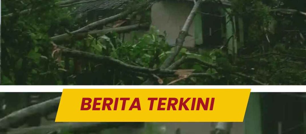 Delapan Rumah Warga di Garum Blitar Rusak Diterjang Angin Kencang, 1 Keluarga Terpaksa Mengungsi