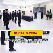 Penguatan Organisasi, Pejabat Struktural Lapas Perempuan Malang Resmi Dilantik