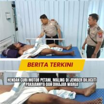 Hendak Curi Motor Petani, Maling di Jember Dilucuti Pakaiannya dan Dihajar Warga
