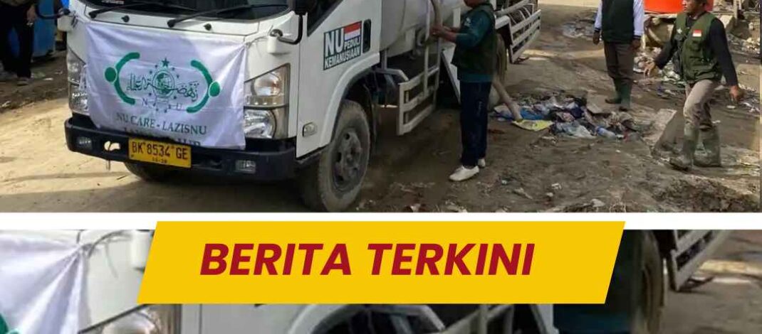 LazisNU Jatim Serahkan Truk Tangki Air 7 Ribu Liter untuk Penyintas Bencana Aceh-Sumatera