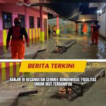 Banjir di Kecamatan Cermee Bondowoso, Fasilitas Umum Ikut Terdampak