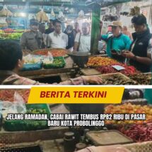 Jelang Ramadan, Cabai Rawit Tembus Rp82 Ribu di Pasar Baru Kota Probolinggo