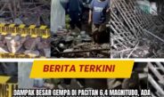 Dampak Besar Gempa di Pacitan 6,4 Magnitudo, Ada Korban Luka hingga Bangunan Roboh Rugi Rp 70 Juta