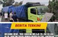 Breaking News, Truk Gandeng Melaju Zig-Zag Keluar Jalur, Hantam Pagar Rumah Warga di Turi Lamongan