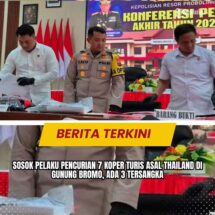 Sosok Pelaku Pencurian 7 Koper Turis Asal Thailand di Gunung Bromo, Ada 3 Tersangka