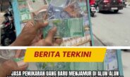 Jasa Penukaran Uang Baru Menjamur di Alun-Alun Merdeka Malang, Pelapak Klaim Aman dari Uang Palsu