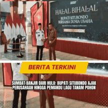 Sumbat Banjir dari Hulu: Bupati Situbondo Ajak Perusahaan hingga Pemandu Lagu Tanam Pohon