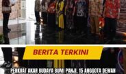 Perkuat Akar Budaya Bumi Panji, 15 Anggota Dewan Kebudayaan Kabupaten Kediri Resmi Dilantik