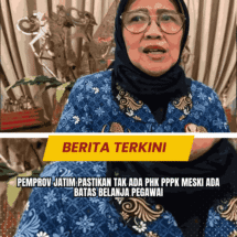 Pemprov Jatim Pastikan Tak Ada PHK PPPK Meski Ada Batas Belanja Pegawai