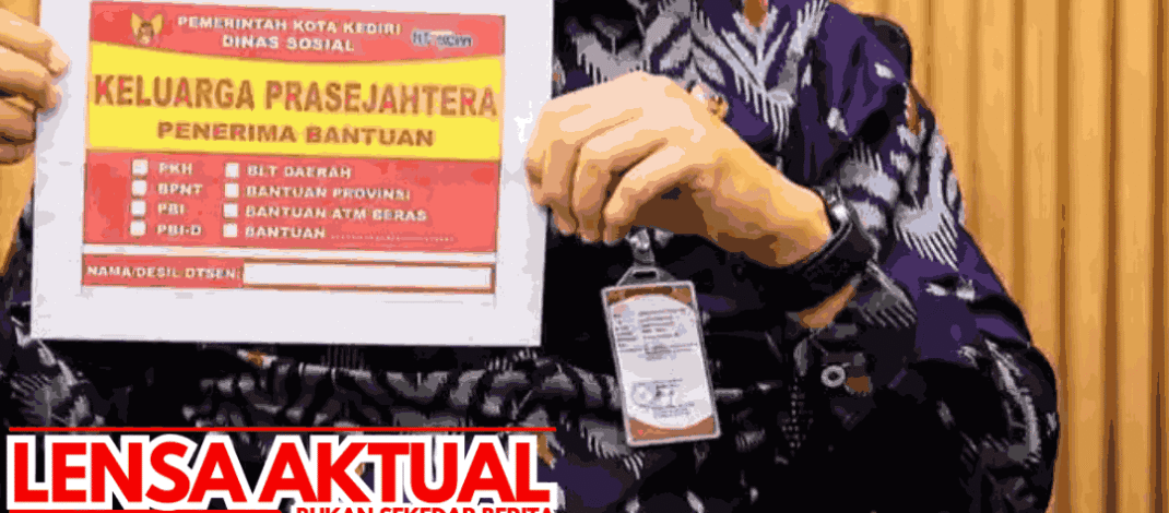Verifikasi Data Bantuan Sosial, Pemkot Kediri Sasar Lebih dari 36 Ribu KK