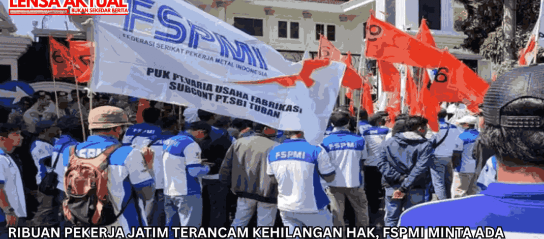 Ribuan Pekerja Jatim Terancam Kehilangan Hak, FSPMI Minta Ada Jaminan Pesangon