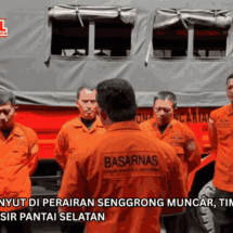 Pemancing Hanyut di Perairan Senggrong Muncar, Tim SAR Banyuwangi Sisir Pantai Selatan