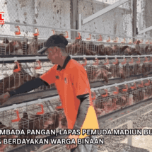 Dukung Swasembada Pangan, Lapas Pemuda Madiun Budidaya 1.000 Ayam Petelur & Berdayakan Warga Binaan