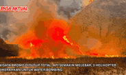 Wisata Bromo Ditutup Total, Api Semakin Melebar, 3 Helikopter Dikerahkan untuk Water Bombing