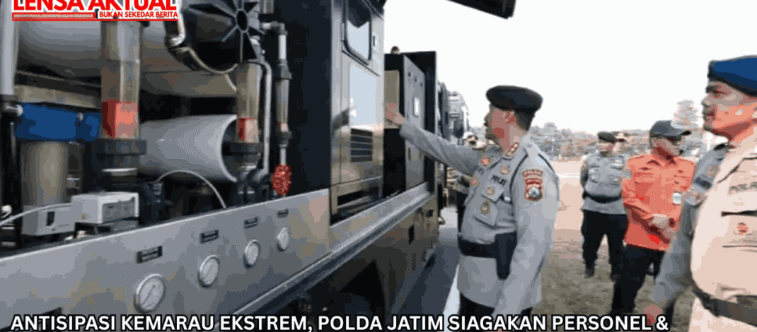 Antisipasi Kemarau Ekstrem, Polda Jatim Siagakan Personel & Peralatan Hadapi Karhutla di 10 Wilayah