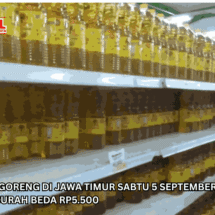 Harga Minyak Goreng di Jawa Timur Sabtu 5 September 2026, Kemasan Premium dan Curah Beda Rp5.500