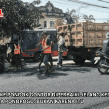 Jalan Menuju ke Pondok Gontor Diperbaiki Jelang Kedatangan Prabowo, Sekda Ponorogo: Bukan karena Itu